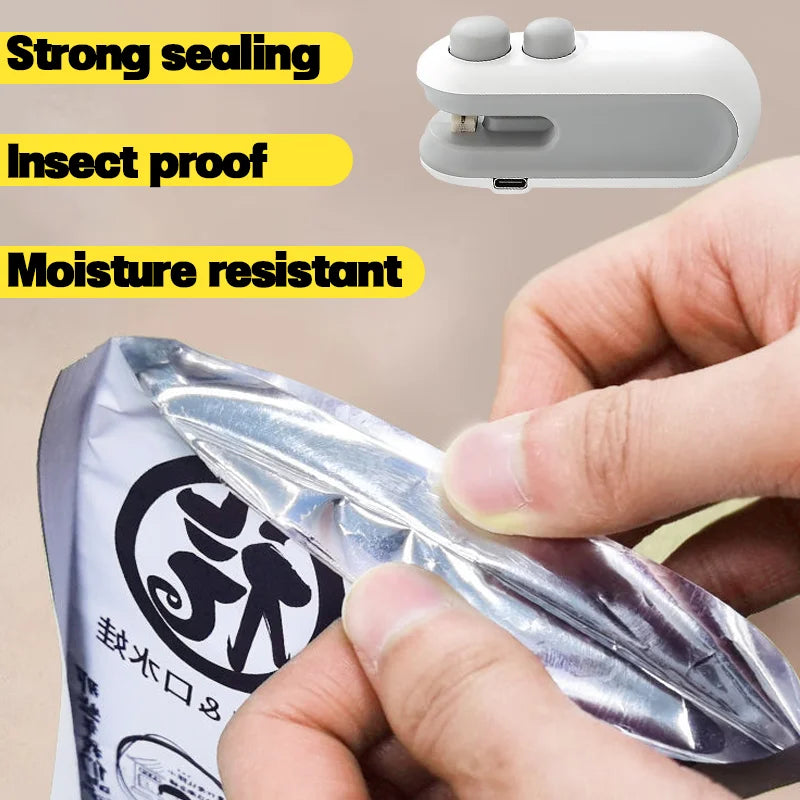 Sealora™ Mini Bag Sealer - Keep Your Food Fresh 3X Longer