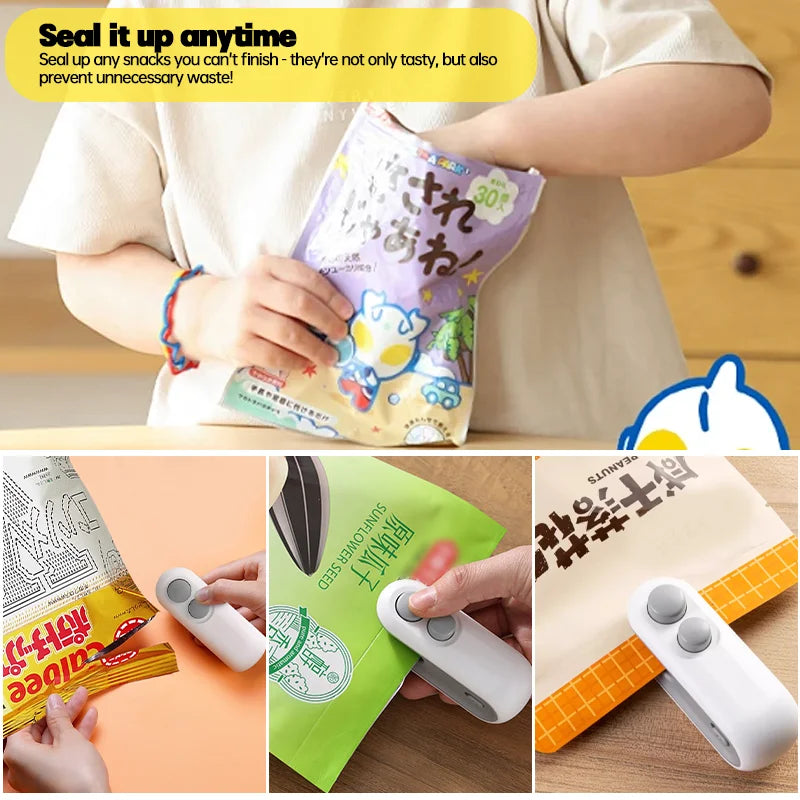 Sealora™ Mini Bag Sealer - Keep Your Food Fresh 3X Longer