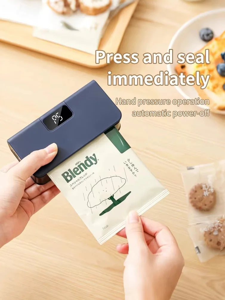 Sealora™ Bag Heat Sealing Machine Rechargable